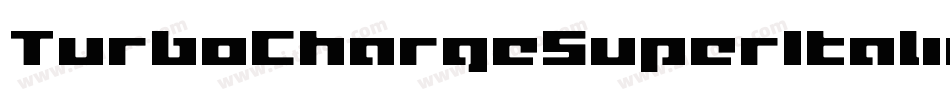 TurboChargeSuperItalic-P0rZ字体转换