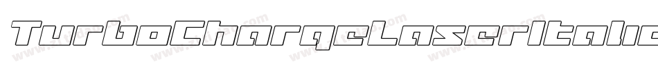 TurboChargeLaserItalic-MgOn字体转换