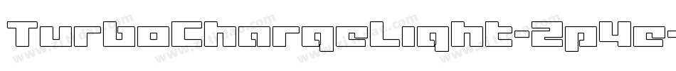 TurboChargeLight-2p4e字体转换