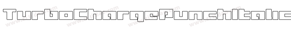 TurboChargePunchItalic-mwo2字体转换