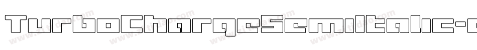 TurboChargeSemiItalic-dR3x字体转换