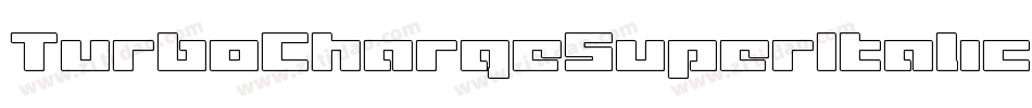 TurboChargeSuperItalic-P0rZ字体转换