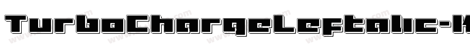 TurboChargeLeftalic-KLOl字体转换