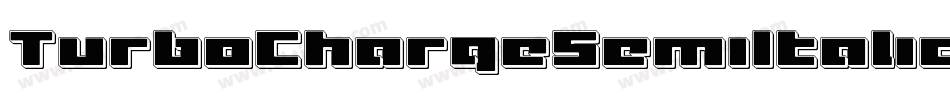 TurboChargeSemiItalic-dR3x字体转换