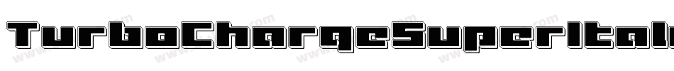 TurboChargeSuperItalic-P0rZ字体转换
