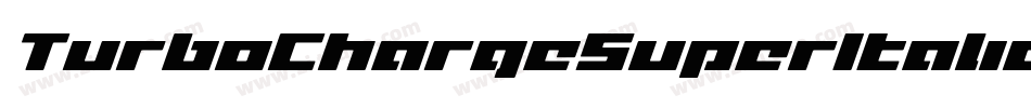 TurboChargeSuperItalic-P0rZ字体转换