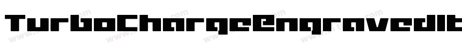 TurboChargeEngravedItalic-yW0e字体转换