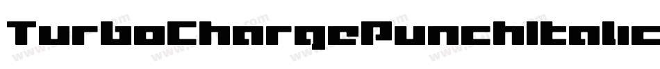 TurboChargePunchItalic-mwo2字体转换