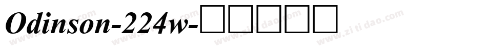 Odinson-224w字体转换