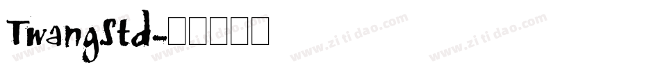 TwangStd字体转换