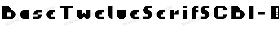 BaseTwelveSerifSCBI字体转换