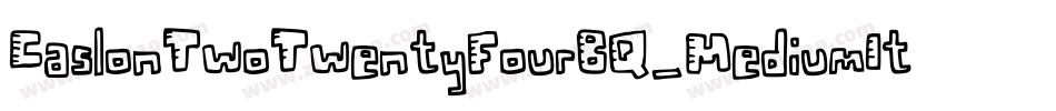 CaslonTwoTwentyFourBQ-MediumItalic字体转换 CaslonTwoTwentyFourBQ-MediumItalic字体转换