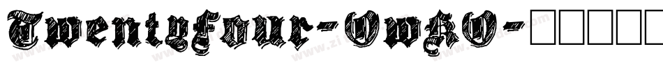 TwentyFour-OwKO字体转换