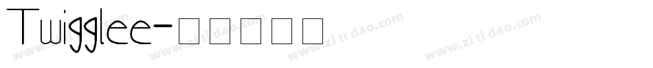 Twigglee字体转换
