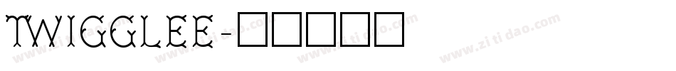 Twigglee字体转换