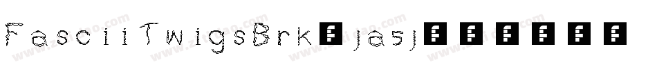 FasciiTwigsBrk-ja5j字体转换