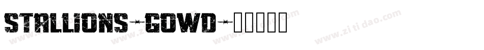 Stallions-GowD字体转换