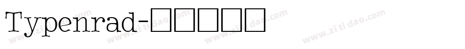 Typenrad字体转换