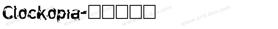 Clockopia字体转换