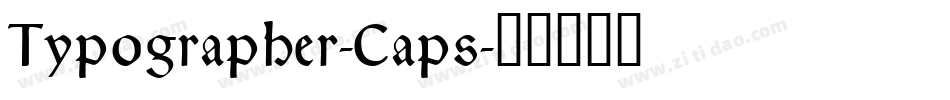 Typographer-Caps字体转换