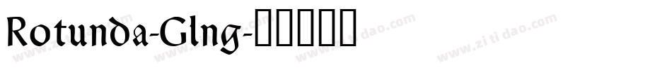Rotunda-Glng字体转换