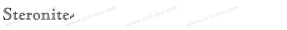 Steronite字体转换