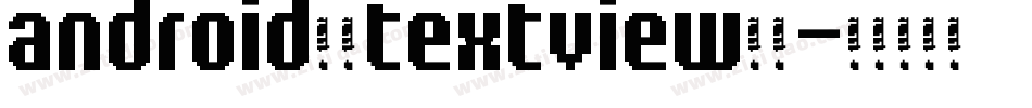 android设置textview字体字体转换
