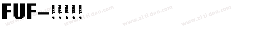 FUF字体转换