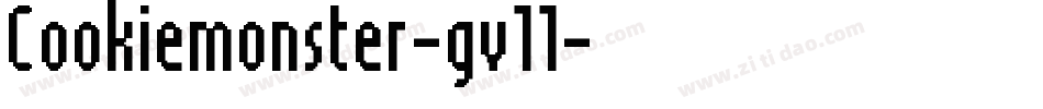 Cookiemonster-gv11字体转换