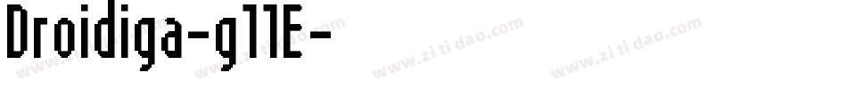 Droidiga-g11E字体转换