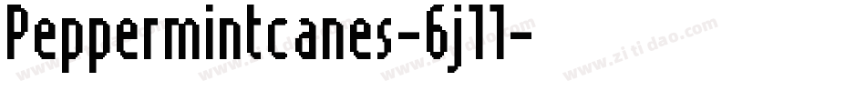 Peppermintcanes-6j11字体转换