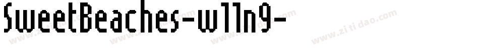SweetBeaches-w11n9字体转换