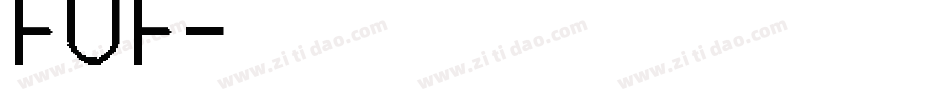 FUF字体转换