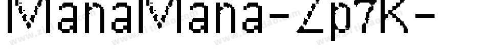 ManaMana-Zp7K字体转换