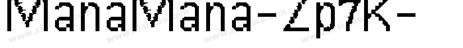 ManaMana-Zp7K字体转换