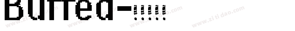 Buffed字体转换
