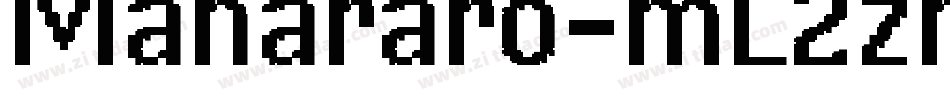Manararo-mL2zm字体转换