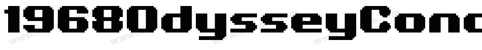 1968OdysseyCondensed-DlXD字体转换