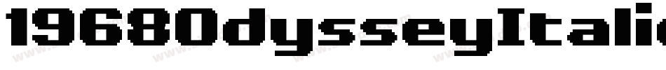 1968OdysseyItalic-5e5a字体转换