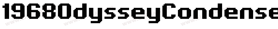 1968OdysseyCondensedItalic-AVdp字体转换