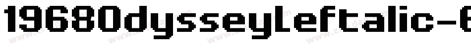 1968OdysseyLeftalic-6W5x字体转换