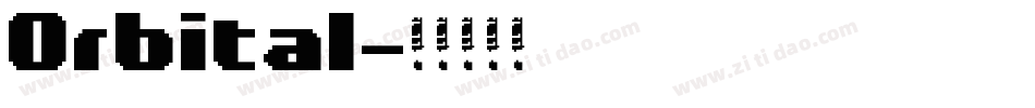 Orbital字体转换