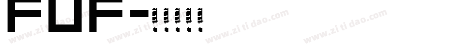 FUF字体转换