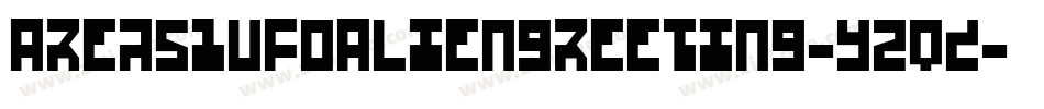 Area51UfoAlienGreeting-y2qd字体转换