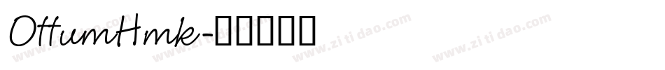 OttumHmk字体转换