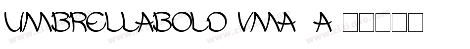 UmbrellaBold-vmA9A字体转换
