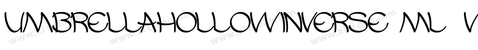 UmbrellaHollowInverse-mL1wP字体转换