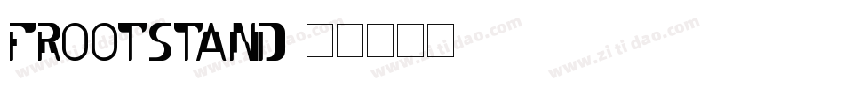 FrootStand字体转换