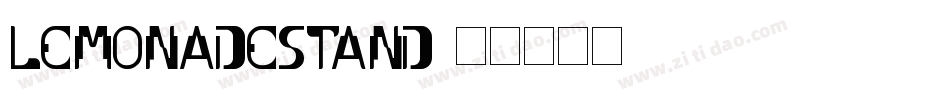 LemonadeStand字体转换