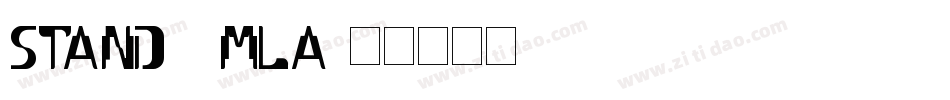 Stand-7MLA字体转换